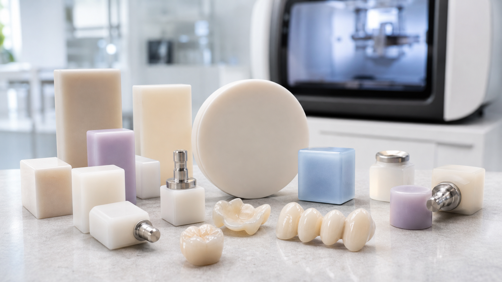 bloques para fresadora dental